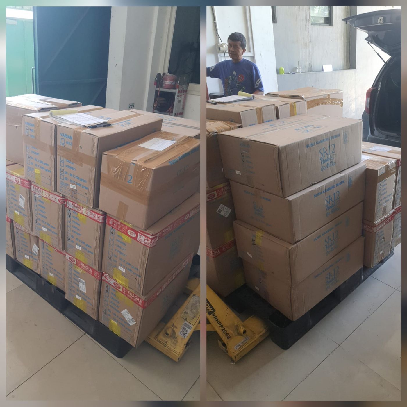 Pesanan pelanggan siap dikirim