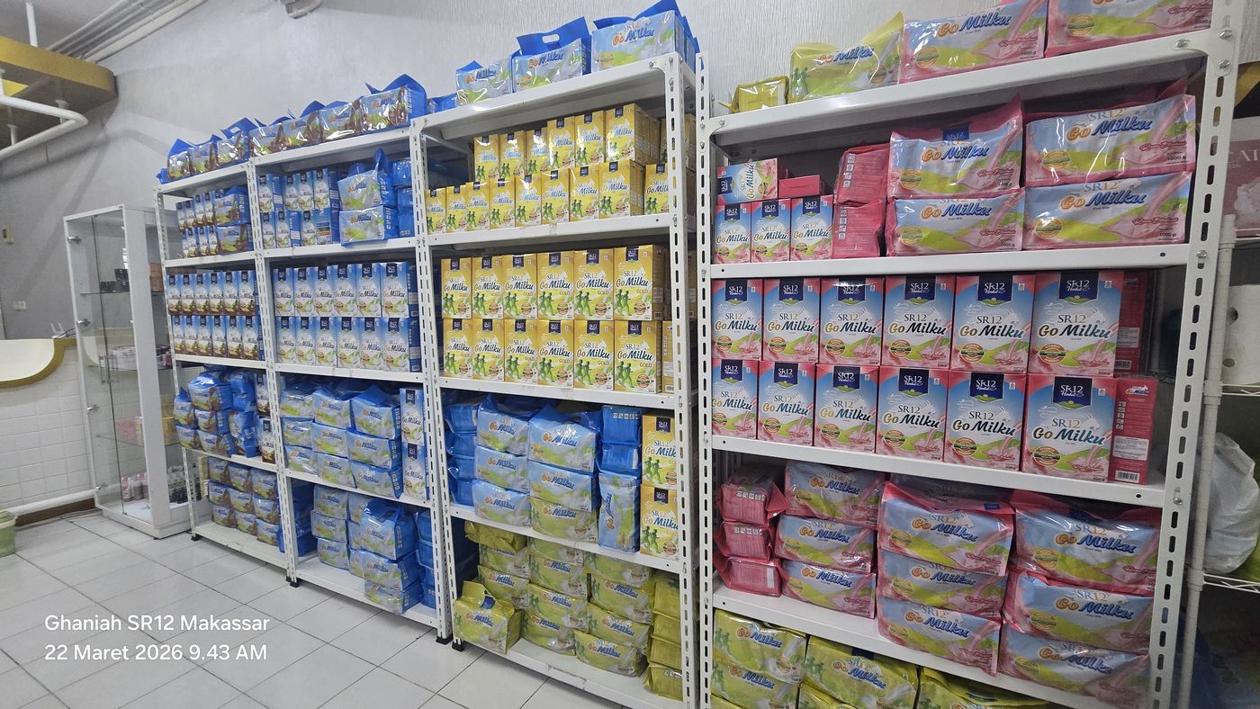 Perkembangan Ghaniah Store dan stok produk